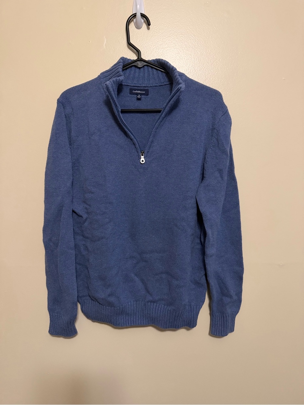 croft & barrow Men's Quarter-Zip Sweater - Blue